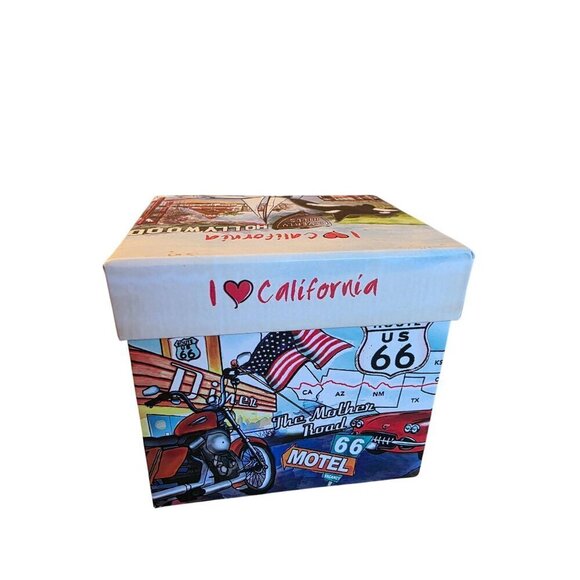 Route 66 Mug Get Your Kicks Cadillac Ranch Motorcycle Car Retro Design Coffee Te - Picture 9 of 16